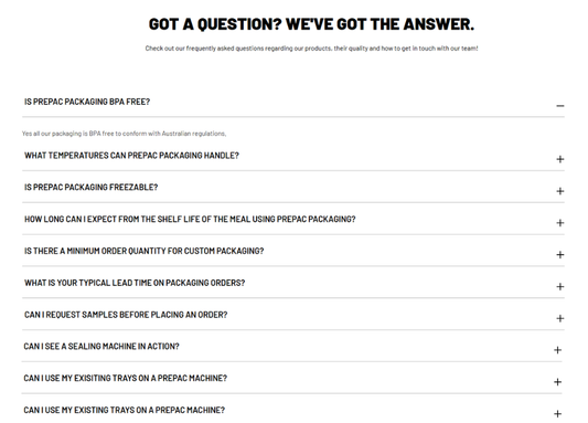 Discover More About PREPAC – Visit Our FAQ Page
