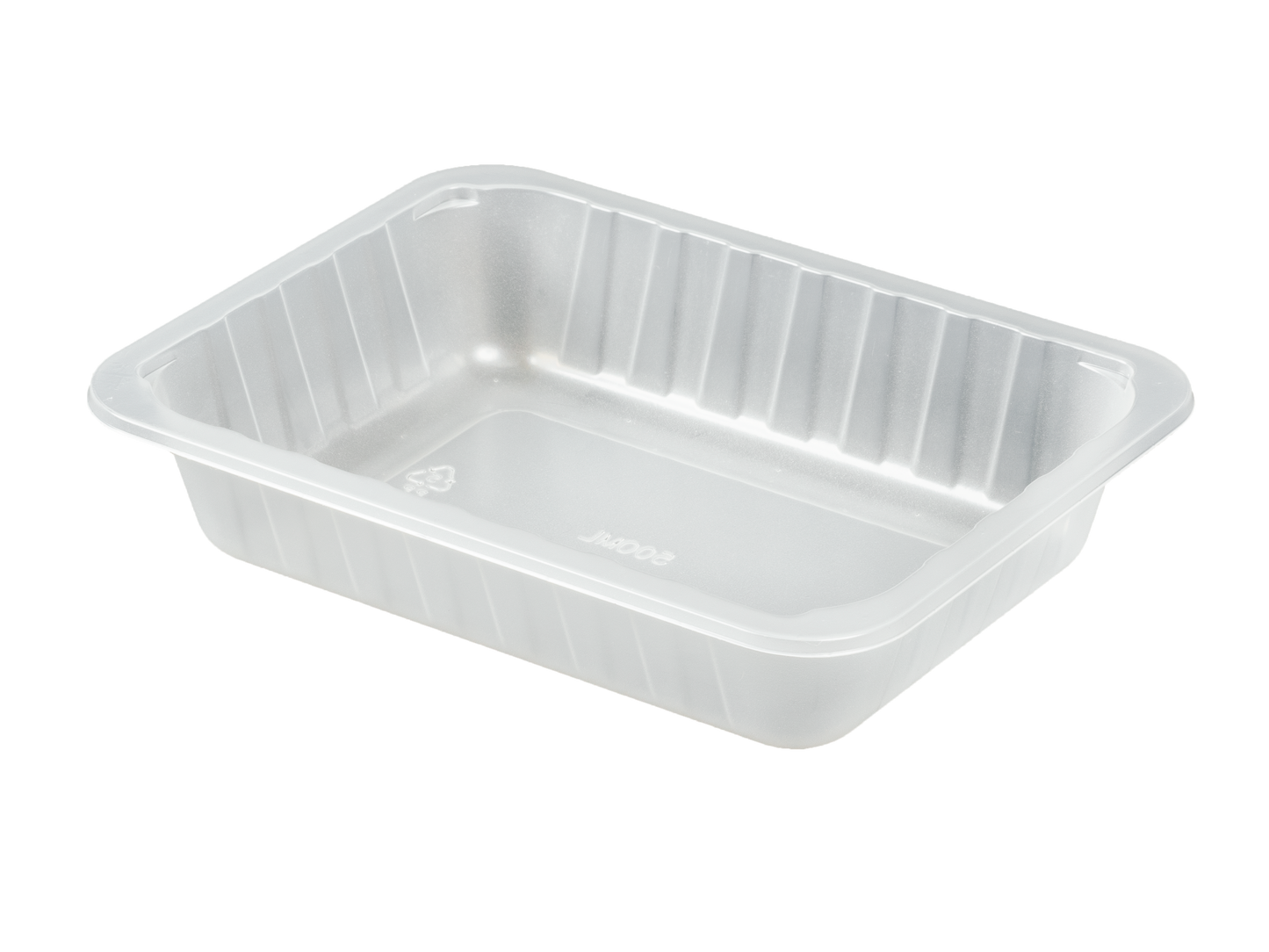 MEDIUM PORTION TRAYS TRANSPARENT